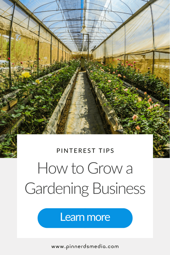 A greenhouse filled with vibrant flowering plants and greenery, representing a flourishing gardening business.